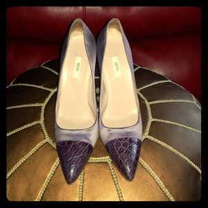 🎁Price Drop🎁 PRADA Satin and Crocodile Heels